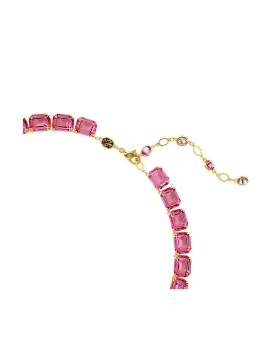 Swarovski Millenia Necklace Octagon Cut Halskette Vergoldet