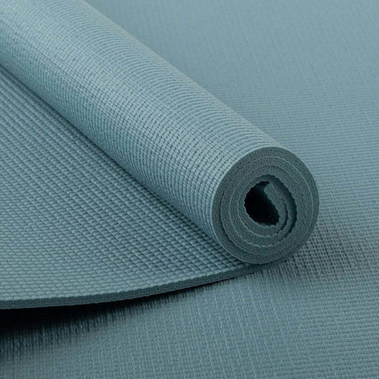 Bodhi Yoga Mat Leela with "hamsa" line - Light Blue 183 X 60 Cm, 4.5 Mm Weight: 1,4 Kg