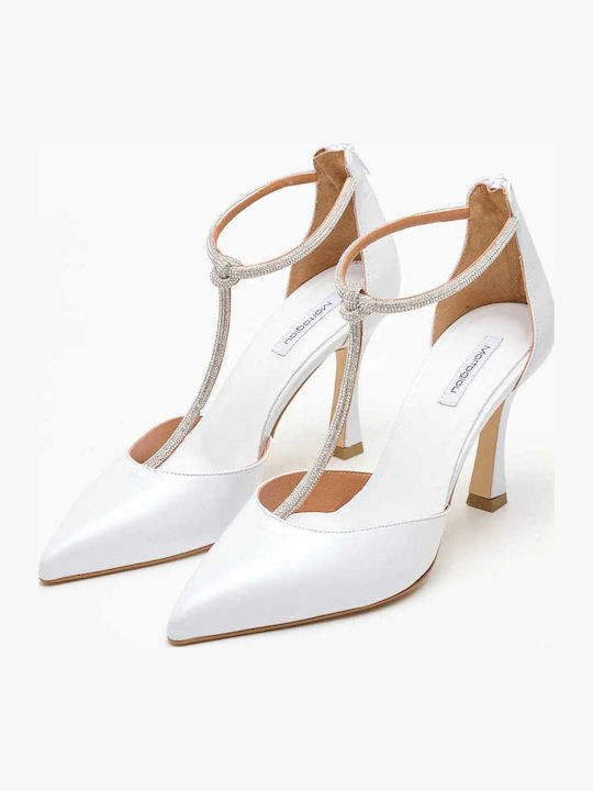 Women's Pumps & Peeptoes High 202711t White Leather Mortoglou