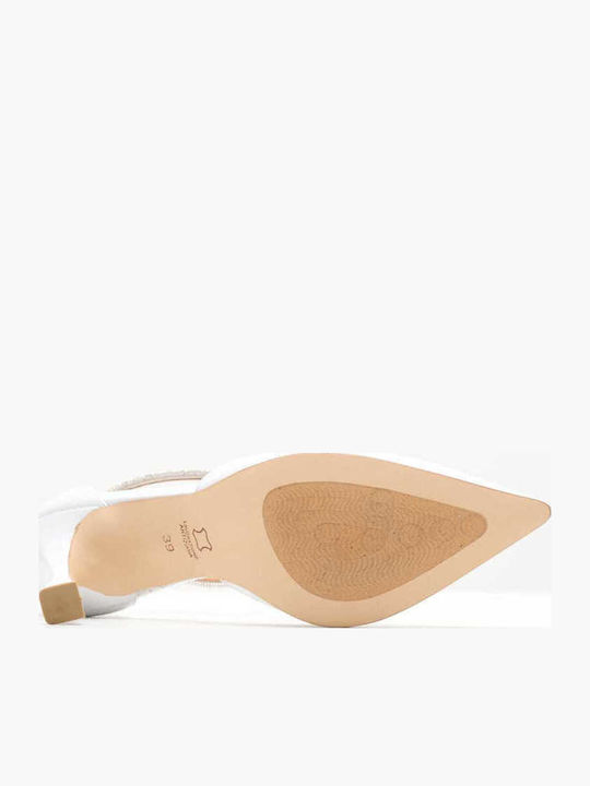 Women's Pumps & Peeptoes High 202711t White Leather Mortoglou