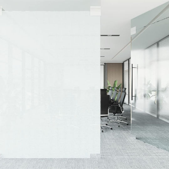 Vidaxl Fensterfolie Blendschutzfolie. Sandfarben. Transparent Weiß 45x500 H Pvc