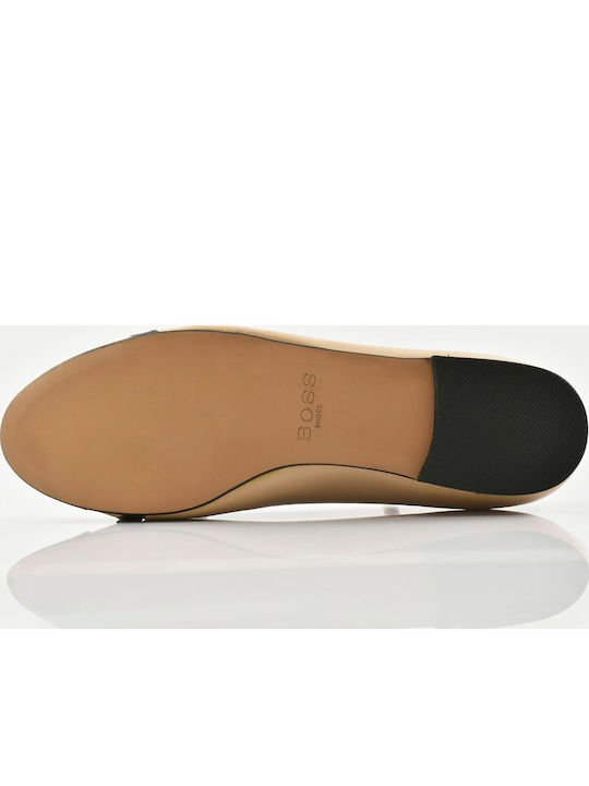 Γυναικείες Μπαλαρίνες Beige/Black ZWCH026-002