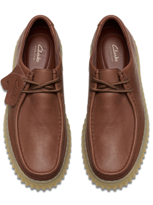 Clarks - Torhill Lo British Tan Leather