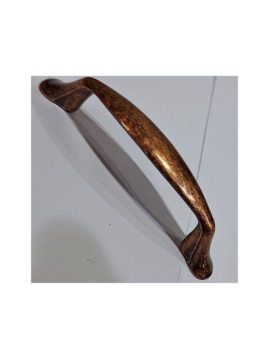 Klassischer Möbelgriff Acm 11846-096-brz1 Farbe: Kupfer Antik Abmessung 9,6cm