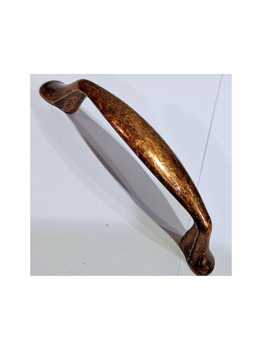 Klassischer Möbelgriff Acm 11846-096-brz1 Farbe: Kupfer Antik Abmessung 9,6cm