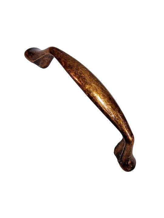 Klassischer Möbelgriff Acm 11846-096-brz1 Farbe: Kupfer Antik Abmessung 9,6cm