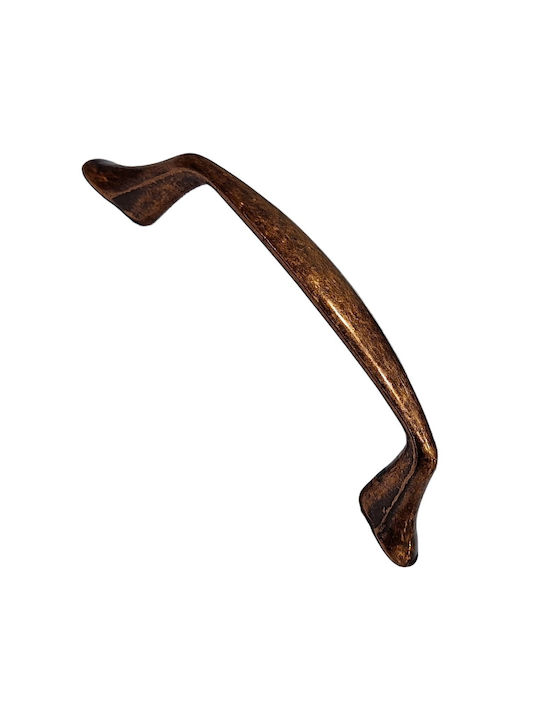 Klassischer Möbelgriff Acm 11846-096-brz1 Farbe: Kupfer Antik Abmessung 9,6cm