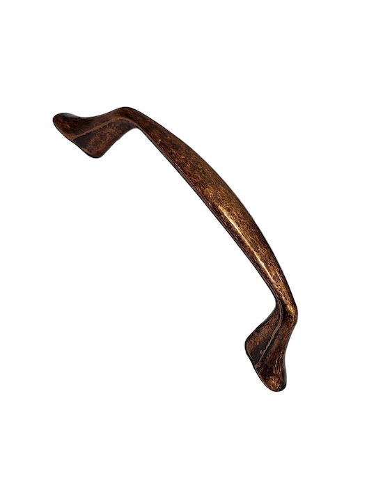 Klassischer Möbelgriff Acm 11846-096-brz1 Farbe: Kupfer Antik Abmessung 9,6cm