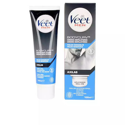 Veet Men Cremă Depilatoare Roll-on Axile 100 ml 100 ml