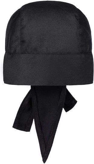 Bandana Black Synthetic Rock Chef