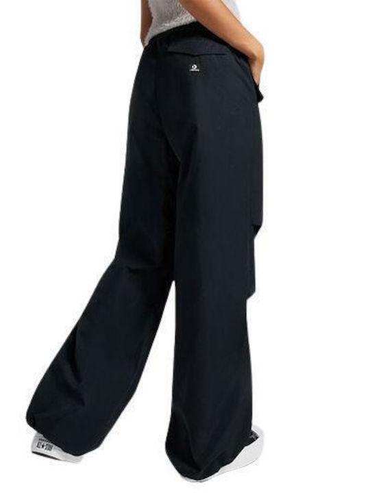 Converse Women's Cotton Trousers with Elastic Black