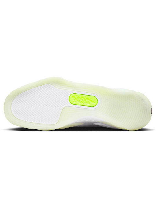 Zion 3 Low Basketball Shoes White / Black / Barely Volt