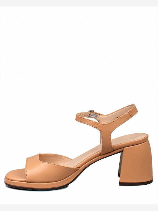 Women's Leather Sandals Wonders F-8212 Iseo V Sand Sand