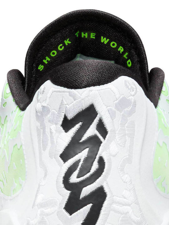 Zion 3 Low Basketball Shoes White / Black / Barely Volt