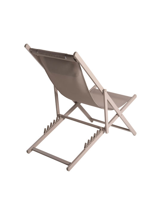 Professional Deckchair Fb95076.03 Aluminum & Textilene Champagne 59.5x102.5x94cm