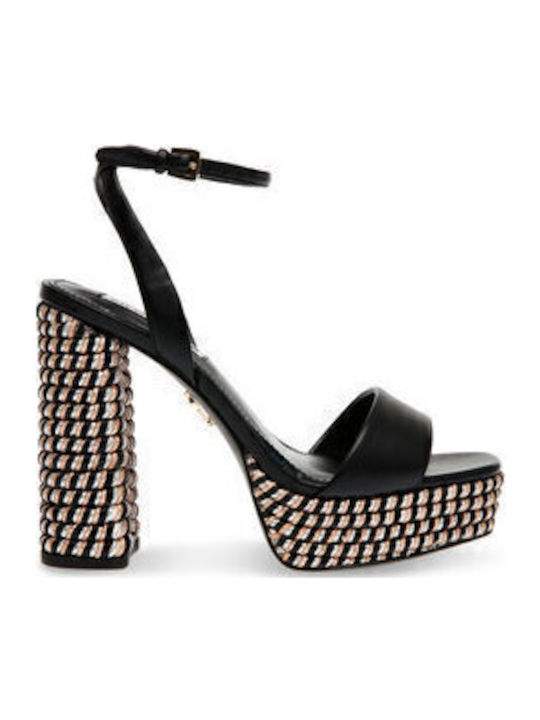 Σανδάλια Steve Madden La Verne Sandal Sm11002976-02002-001 Black Σανδάλια Steve Madden