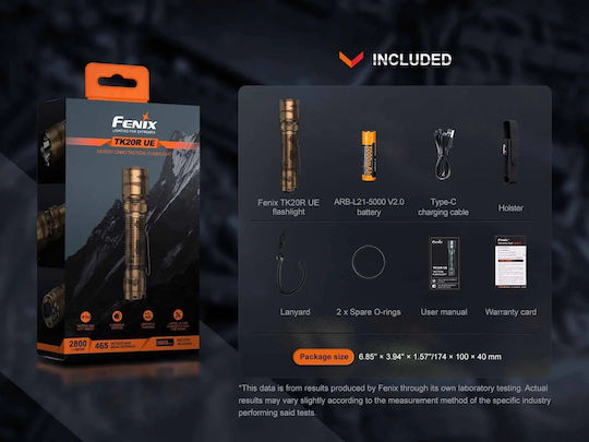 Dulotec Акумулаторен LED Фенер IP68
