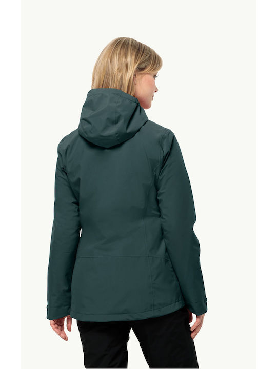 Jack Wolfskin - Women's Jacket Moonrise 3 In 1 - Sea Green