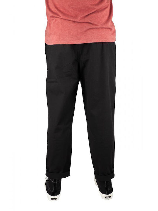 Independent Men's Trousers in Loose Fit Black