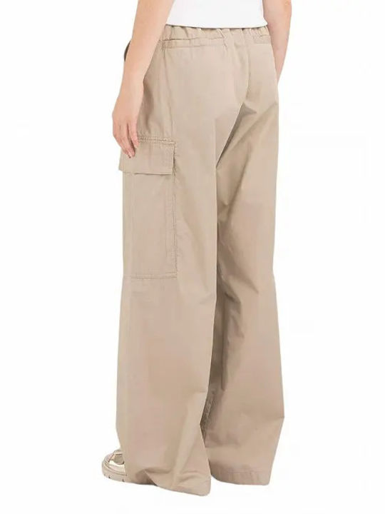 Replay Women's Jean Trousers in Regular Fit Beige