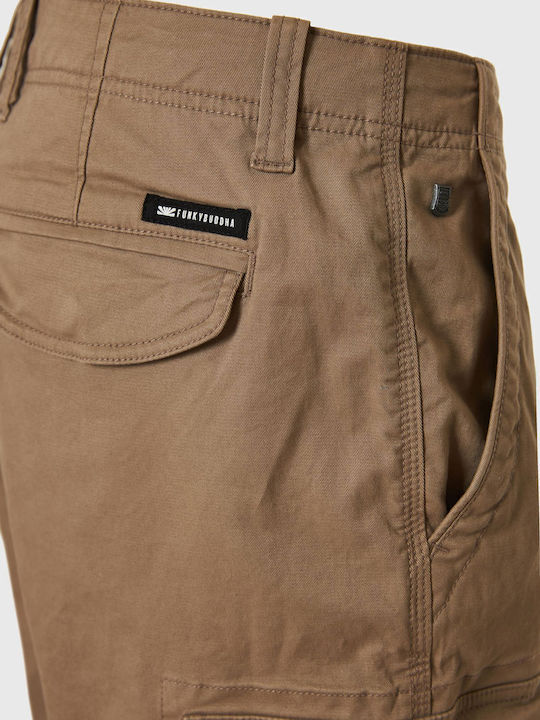 Trousers Cargo Elastic in Regular Fit Cigar