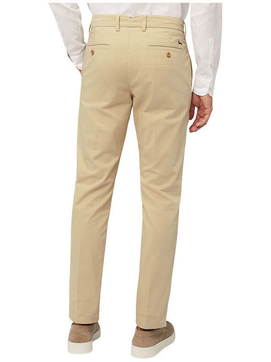 Harmont & Blaine Men's Trousers Chino in Slim Fit Beige