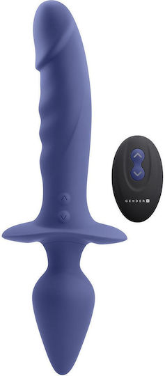Gender X Διπλός Δονητής με Απομακρυσμένο Έλεγχο 32cm Μαύρος