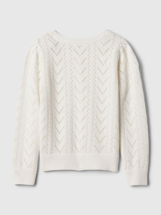 GAP Cardigan pentru copii Bumbac Alb