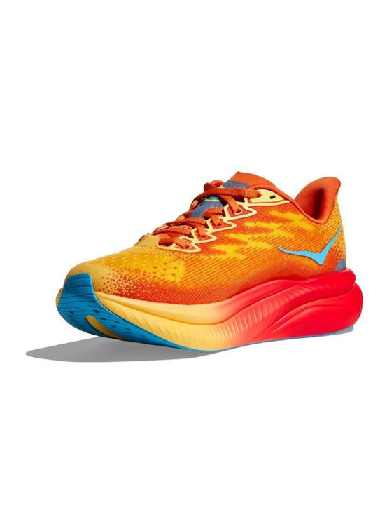 Hoka Sport Shoes Running Orange