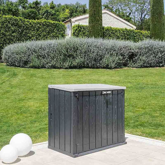 Toomax Italy Тежкотоварна Пластмасова Градинска Къща 1270L 145x82x124.5cm 22kg Massif Storer Plus XL Антрацит / Топло Сиво Toomax Italy Тежкотоварна Пластмасова Градинска Къща 1270L 145x82x124.5cm 22kg Massif Storer Plus XL Антрацит / Топло Сиво