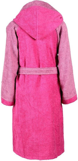 Dimcol Kids Hooded Bathrobe Fuchsia Dimcol Kids Hooded Bathrobe Fuchsia