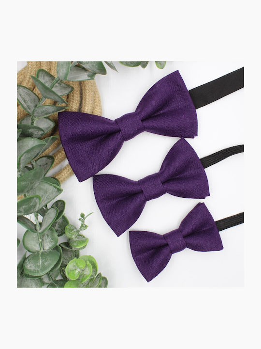 Bărbați de lenjerie Bow Tie Dark Purple