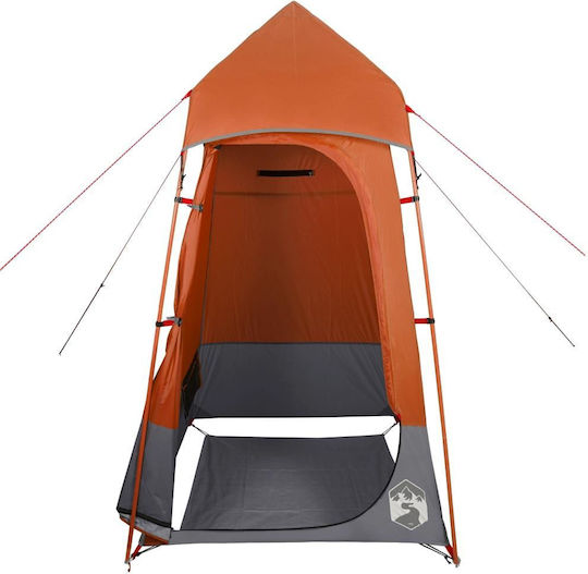 vidaXL Καλοκαιρινή Σκηνή Camping Τουαλέτας Πορτοκαλί 121x121x225εκ.
