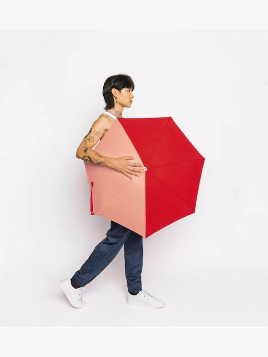 Compact Umbrelă de ploaie Compact Roșie