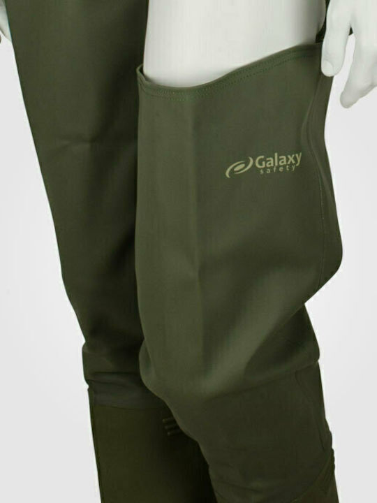 Avedo Galaxy 025 Thigh Wader-boots Waterproof for Work- Regular Use - 06-skirt-olive Green