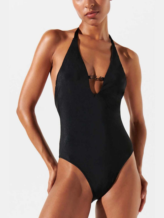 Karl Lagerfeld One-Piece Swimsuit Black