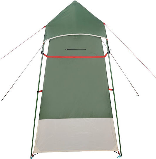 vidaXL Καλοκαιρινή Σκηνή Camping Τουαλέτας Πράσινη 121x121x225εκ.