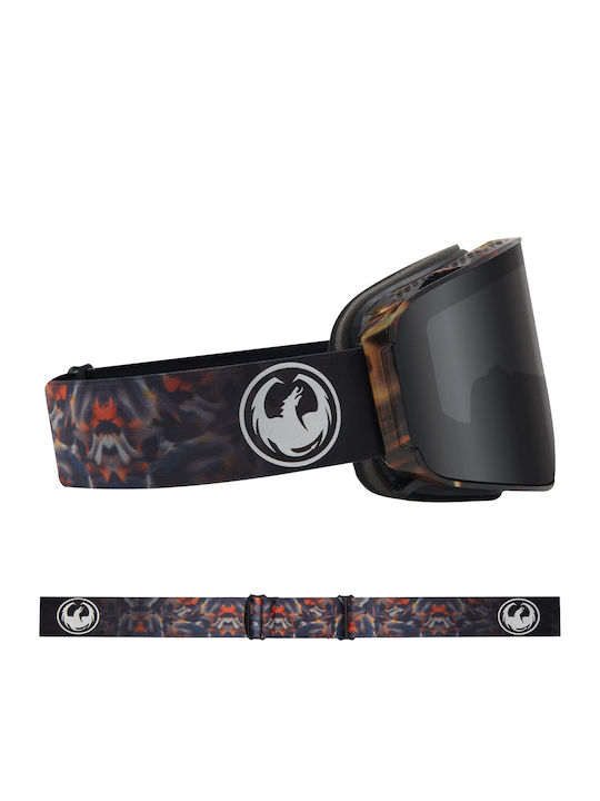 Dragon Nfx Otg Snow Goggles Fireleaf Lumalens Dark Smoke Bonus Lumalens Amber Lens