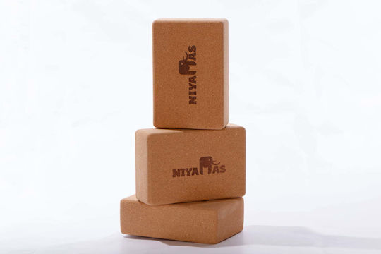 Niyamas Yoga Block in Beige Color