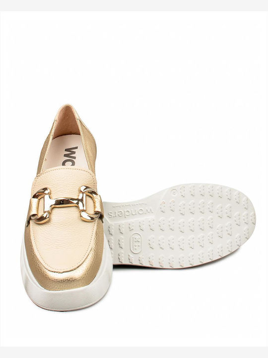 Leder Pumps Ecru