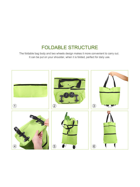Shopping Bag in Green color