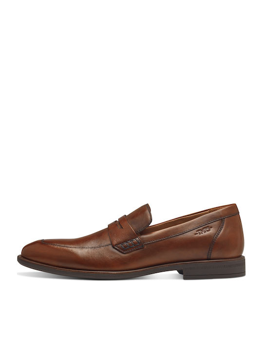 Δερμάτινα Ανδρικά Loafers σε Καφέ Χρώμα
