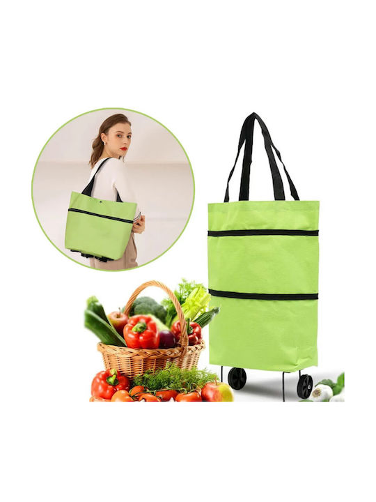 Shopping Bag in Green color
