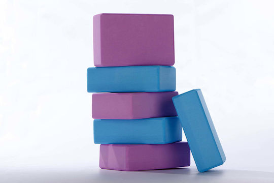 Niyamas Yoga Block in Blue Color