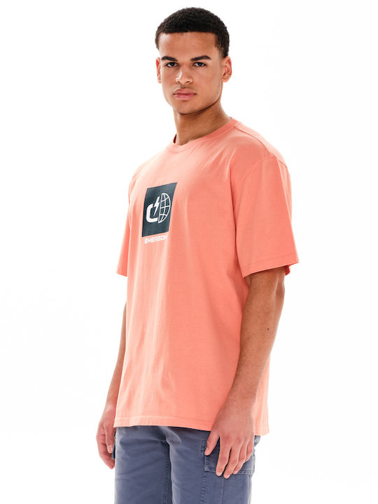 Emerson Herren T-Shirt Kurzarm Orange