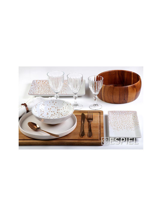 Espiel Set Pahare Pentru Vin Alb Din Sticlă În Culoare Albă 190ml 6 Bucăți