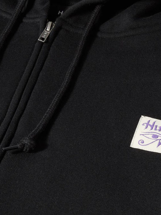 Huf Hoodie Horus F/z Hood - Black