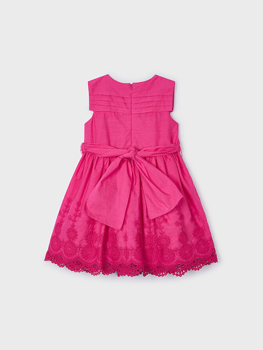 Mayoral Kids Dress Fuchsia