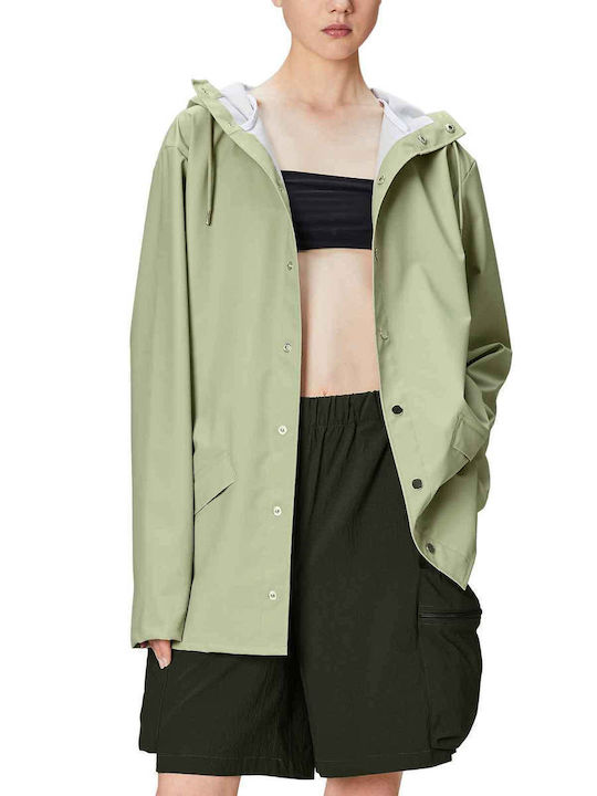 Unisex Μπουφάν Rains | Αδιάβροχο Jacket W3 Earth | Unisex Ρούχα Light Olive 12010-08