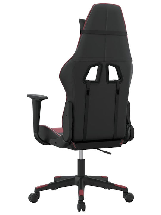 vidaXL 345452 Gaming Stuhl mit verstellbaren Armlehnen Black / Red